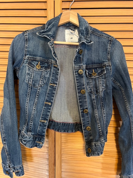 L.O.G.G. by H&M Jackets & Blazers - L.O.G.G. Label of Graded Goods by H&M Distressed Jean Jacket, size 2